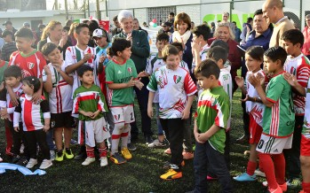 Se inauguró la renovada Escuela de Fútbol San Jorge