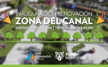 Hoy se inaugura la Plaza del Canal
