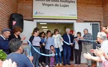 Se inauguró el nuevo SUM del Sumate ‘Virgen de Luján’