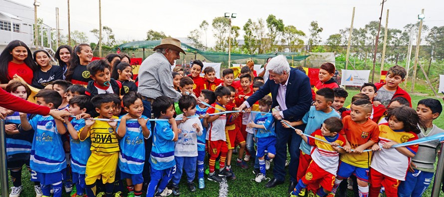 Se inauguró la renovación de la Sociedad de Fomento Güemes
