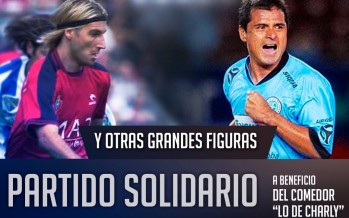 Partido de fútbol solidario para ayudar al comedor «Lo de Charly»