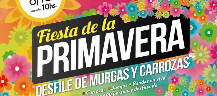 Fiesta de la primavera: desfile de murgas y carrozas por Avenida Avellaneda