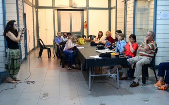 Taller de canto en el Centro Cultural “El Andén”