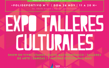 Este domingo llega la Expo Talleres Culturales al Poli N°1