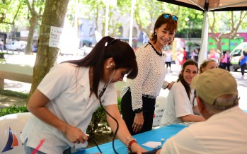 En Plaza Mitre se realizó una jornada de prevención de la diabetes