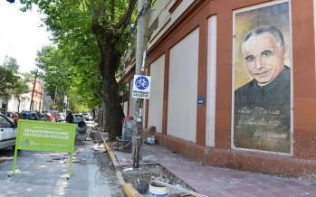 Renovación de las veredas de la Parroquia Don Orione