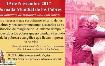 Oscar Ojea participará hoy de la ‘Jornada Mundial de los Pobres’ en la Parroquia Aranzazu