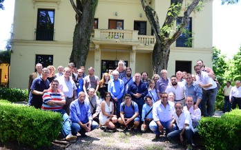 Agasajo a la prensa local en la Quinta El Ombú