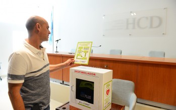 El Concejo Deliberante fue equipado con un desfibrilador y un kit de emergencias