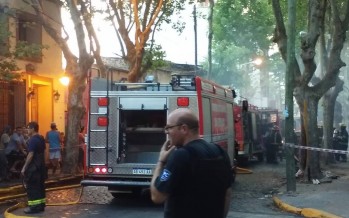 Palacio Otamendi: parte de su patrimonio fue alcanzado por las llamas
