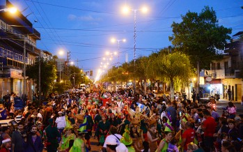 Se realizó el cierre de los festejos navideños en el centro comercial de Virreyes