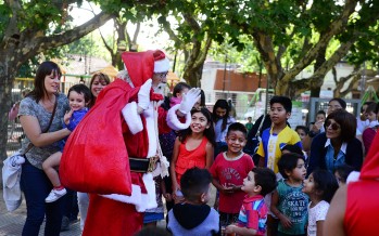 Los vecinos pueden sacarse la foto con Papá Noel