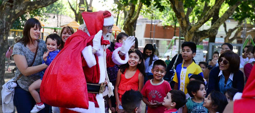 Los vecinos pueden sacarse la foto con Papá Noel