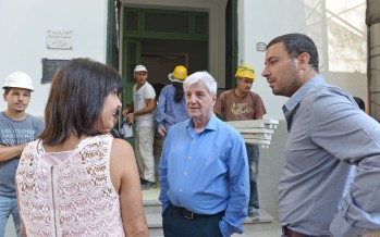 Avanzan las obras en la bicentenaria Escuela Provincial N° 1