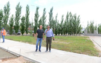 Avanzan los trabajos en la nueva plaza de los barrios San Ginés y San Roque