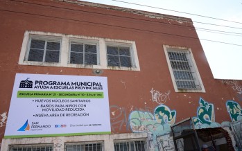 Avanzan las obras de refacción de la Escuela Provincial N° 21