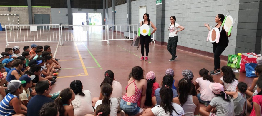Concientizan sobre alimentación saludable a los chicos que asisten a las colonias de verano