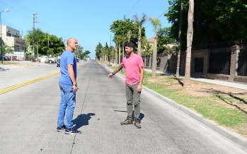 Comenzó la última etapa de la obra de la calle Uruguay