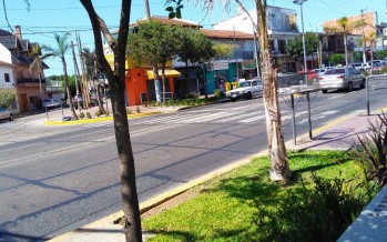 Trabajos de mejora del espacio público en la Avenida Avellaneda