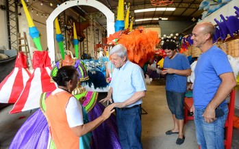 La Escuela de Samba “Unión Sanfernandina” se prepara para el desfile