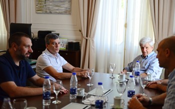 Luis Andreotti recibió al intendente de Hurlingham