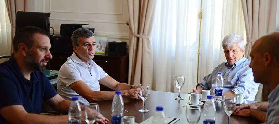 Luis Andreotti recibió al intendente de Hurlingham