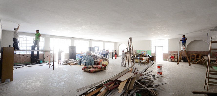 Avanzan las obras de la Escuela N°1