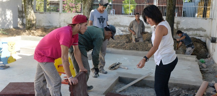 Avanzan las obras del Jardín de Infantes N° 907