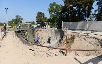 Avanzan las obras del skatepark en la Plaza de Bicentenario
