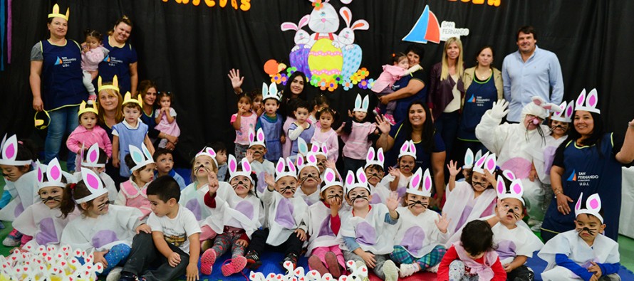 Los jardines maternales, los centros educativos integrales y el programa ‘Sumate’ celebraron las Pascuas