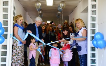 Se inauguró el renovado el Jardín N° 907