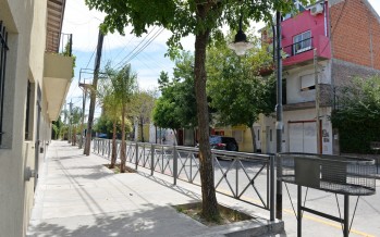 Renovación de las veredas de la Escuela San Rafael
