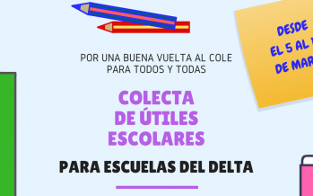 Lanzan colecta de útiles escolares para escuelas del Delta