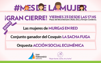 Cierre del ‘Mes de la Mujer’ en la Plaza del Bicentenario