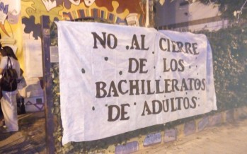 El gobierno provincial dio marcha atrás con el cierre de los bachilleratos de adultos