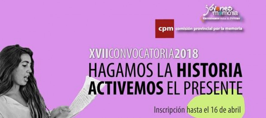La Comisión Provincial por la Memoria lanzó la XVII convocatoria de Jóvenes y Memoria