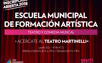 Abierta la inscripción para las Escuelas de Teatro y Comedia Musical en el Martinelli