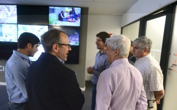 Luis Andreotti recibió al Intendente de Tres de Febrero Diego Valenzuela