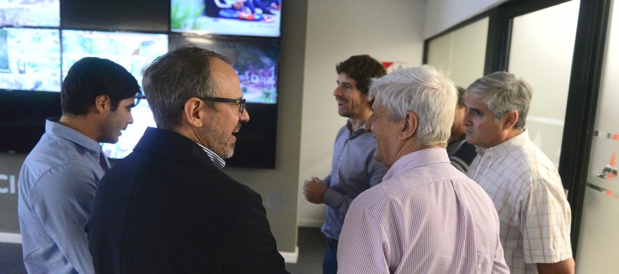 Luis Andreotti recibió al Intendente de Tres de Febrero Diego Valenzuela