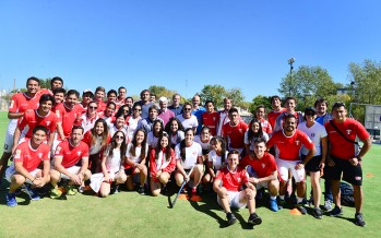 Los jugadores de la Federación Peruana de Hockey visitaron las instalaciones del Poli 7