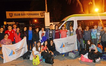 Remeros del Club San Fernando partieron hacia Córdoba para competir en el Torneo Nacional de Remo