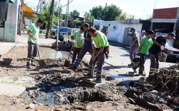 Obras de mejora del espacio público en el barrio Adalguiza