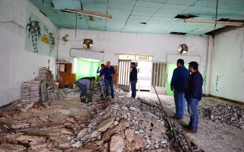 Avanza la remodelación del club 13 de julio del barrio Alvear