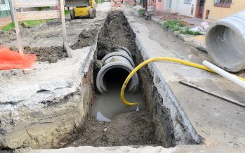 Obra hidráulica en Virreyes