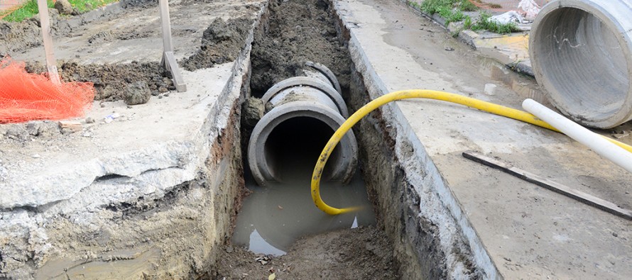 Obra hidráulica en Virreyes