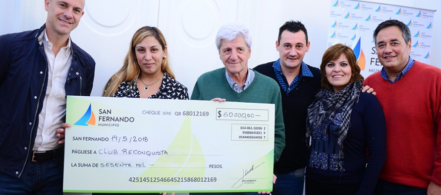 Se otorgaron subsidios para el Club Reconquista y el Círculo Italiano de Virreyes