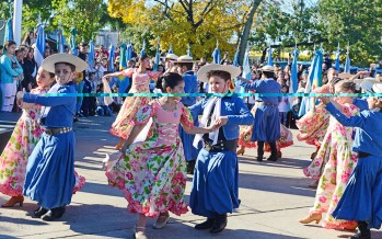 Se conmemoró el Día de la Patria en la Plaza del Bicentenario