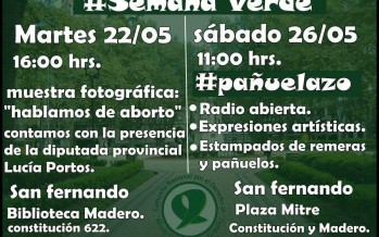 «Semana Verde en San Fernando»: muestra fotográfica, charla y radio abierta para hablar sobre aborto