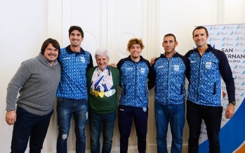 Andreotti recibió a los remeros de nuestra ciudad que obtuvieron medallas en los Juegos ODESUR