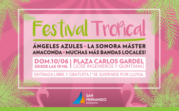 Llega una nueva edición del Festival Tropical en la Plaza Carlos Gardel
